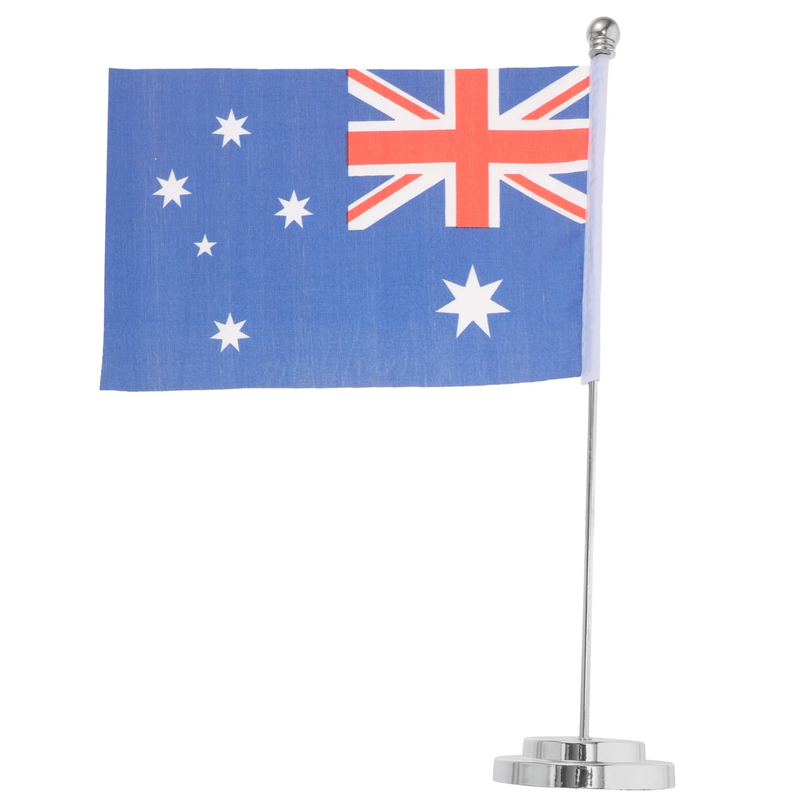 1 Conjunto de Mesa de Bandeira Australiana de Trabalho Bandeira Pequena Bandeira Australiana com Stand Pequeno Australiano Decoração Imagem 0