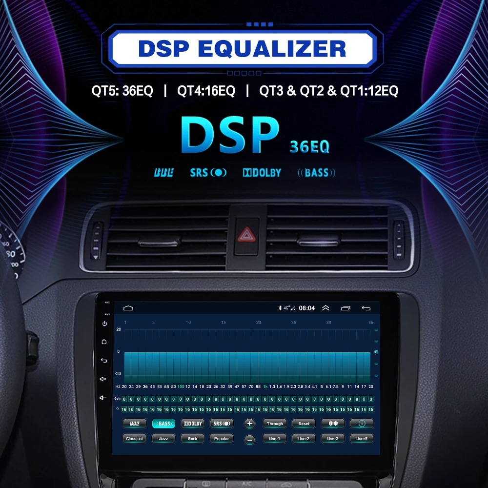 4+64 mais novo Android 10.0 auto-Rádio Leitor de Vídeo Para Audi Q3 2013 - 2018 GPS Auto GPS BT Estéreo Carplay wi-FI IPS 1280*720P DVD Imagem 3