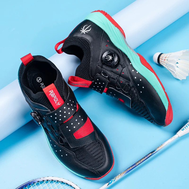 Alta qualidade de tênis para Homens e mulheres exterior sapatos de desporto de competição Profissional de badminton sapatos de Giro sapatos de fivela Imagem 1