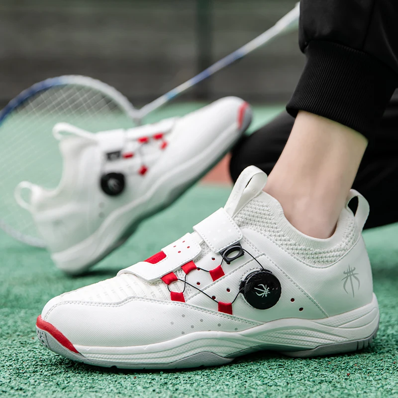 Alta qualidade de tênis para Homens e mulheres exterior sapatos de desporto de competição Profissional de badminton sapatos de Giro sapatos de fivela Imagem 5