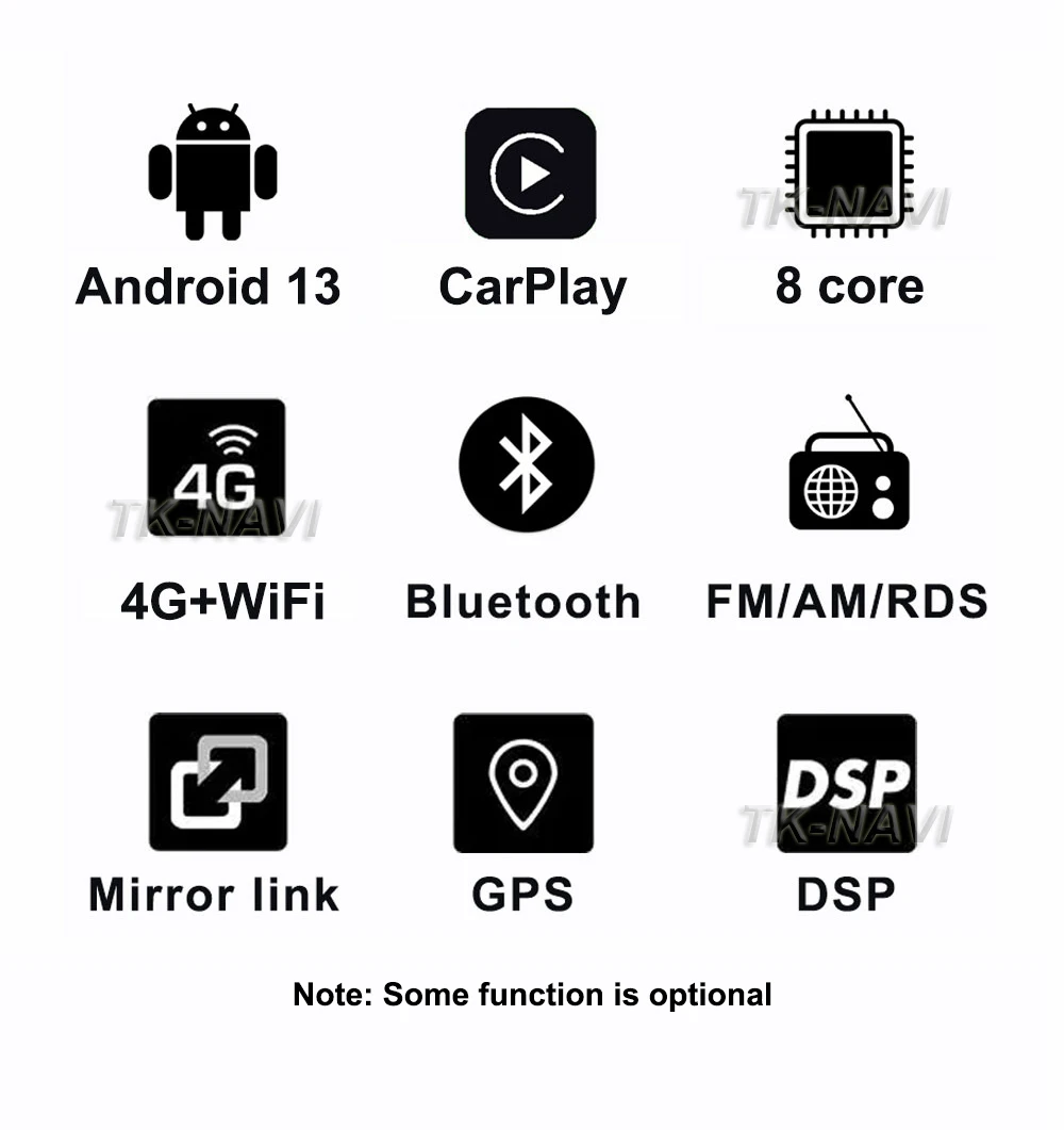 Android 13 Para o Buick Regal 2009 - 2013/Opel Insignia 2008 - 2012 auto-Rádio Multimédia Player de Vídeo em seu GPS 2din Carplay Auto WIFI Imagem 1