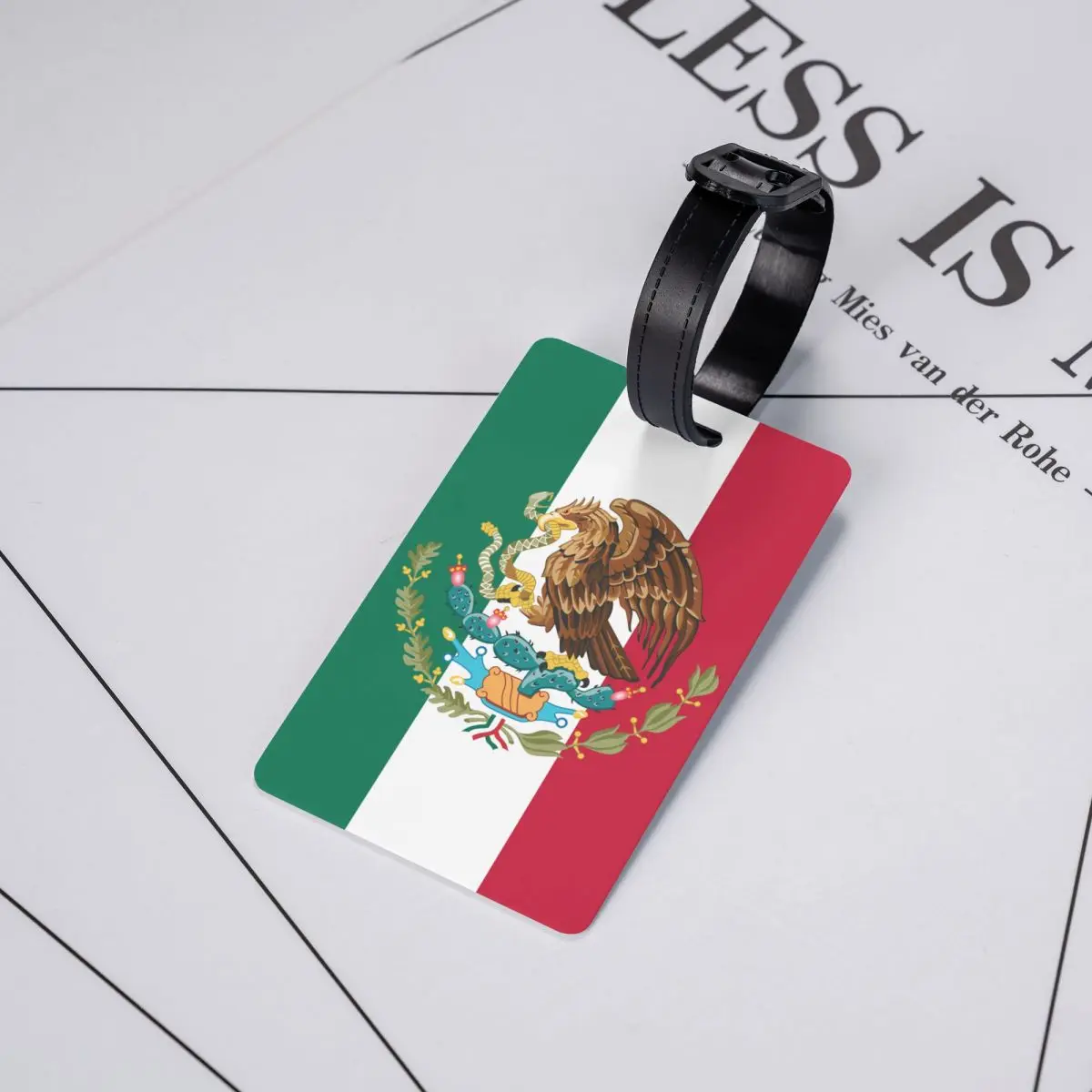 Brasão De Armas Do México Bagagem de Etiquetas para Mala de Viagem Bandeira Mexicana Selo de Privacidade Capa Etiqueta de IDENTIFICAÇÃO Imagem 4