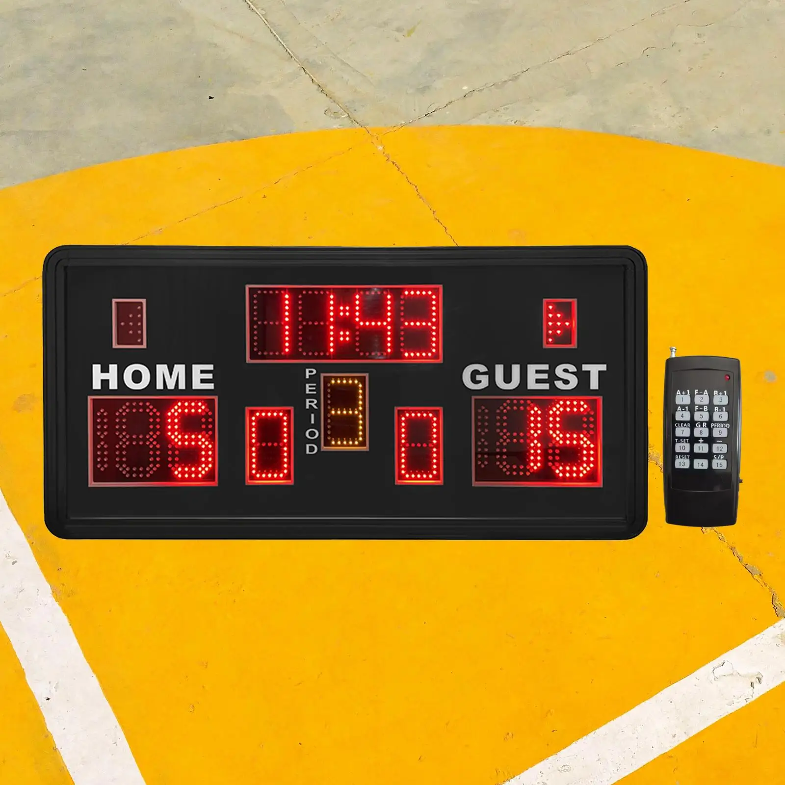 Digital, Painel Remoto de Controle de Pontuação Relógio para o Interior para o Exterior Jogo de Badminton, Ténis de Mesa Voleibol Imagem 3