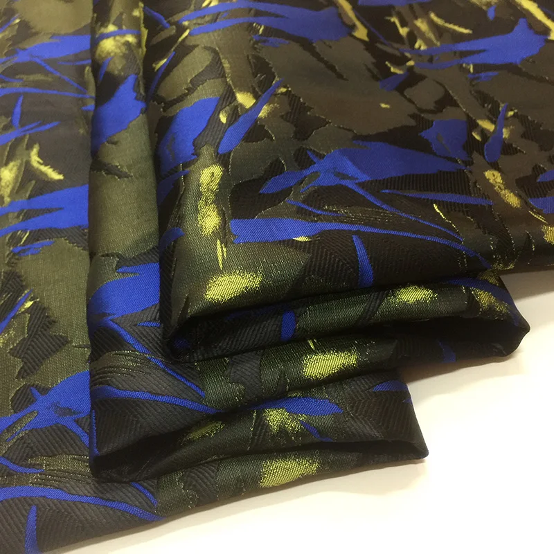 Jacquard tela Fio-tingida de Marca Design de Moda para Atender Blusão de Outono Inverno Nítidas de Espessura por o Medidor para a Costura de Material Imagem 2
