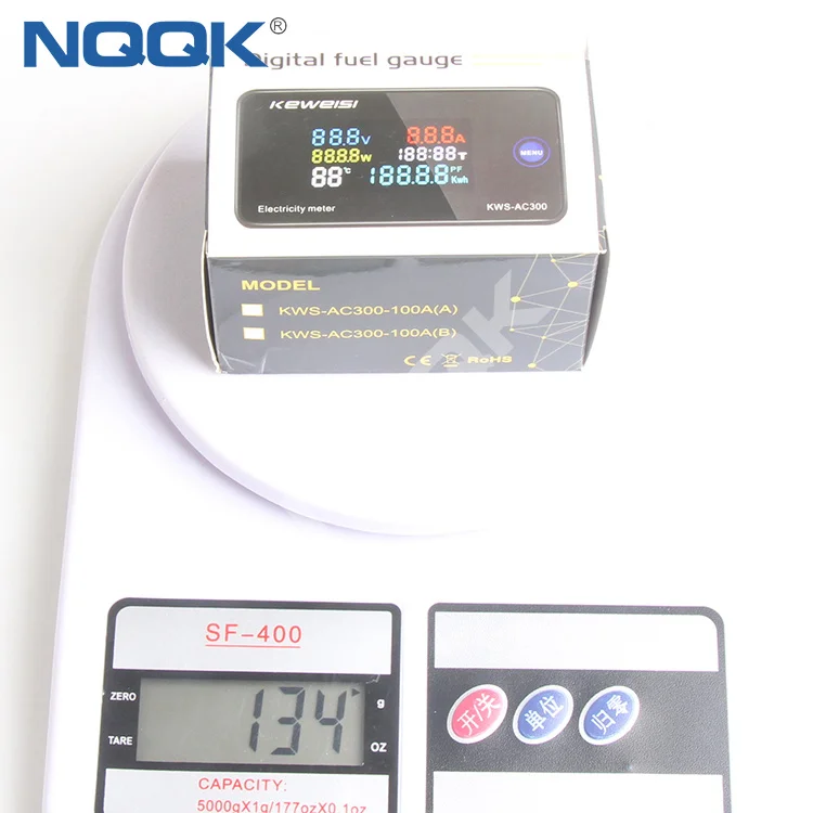 KWS-AC300 CA de tensão e de corrente medidor de 100A Multi-função de medidor de energia AC voltímetro digital Imagem 4