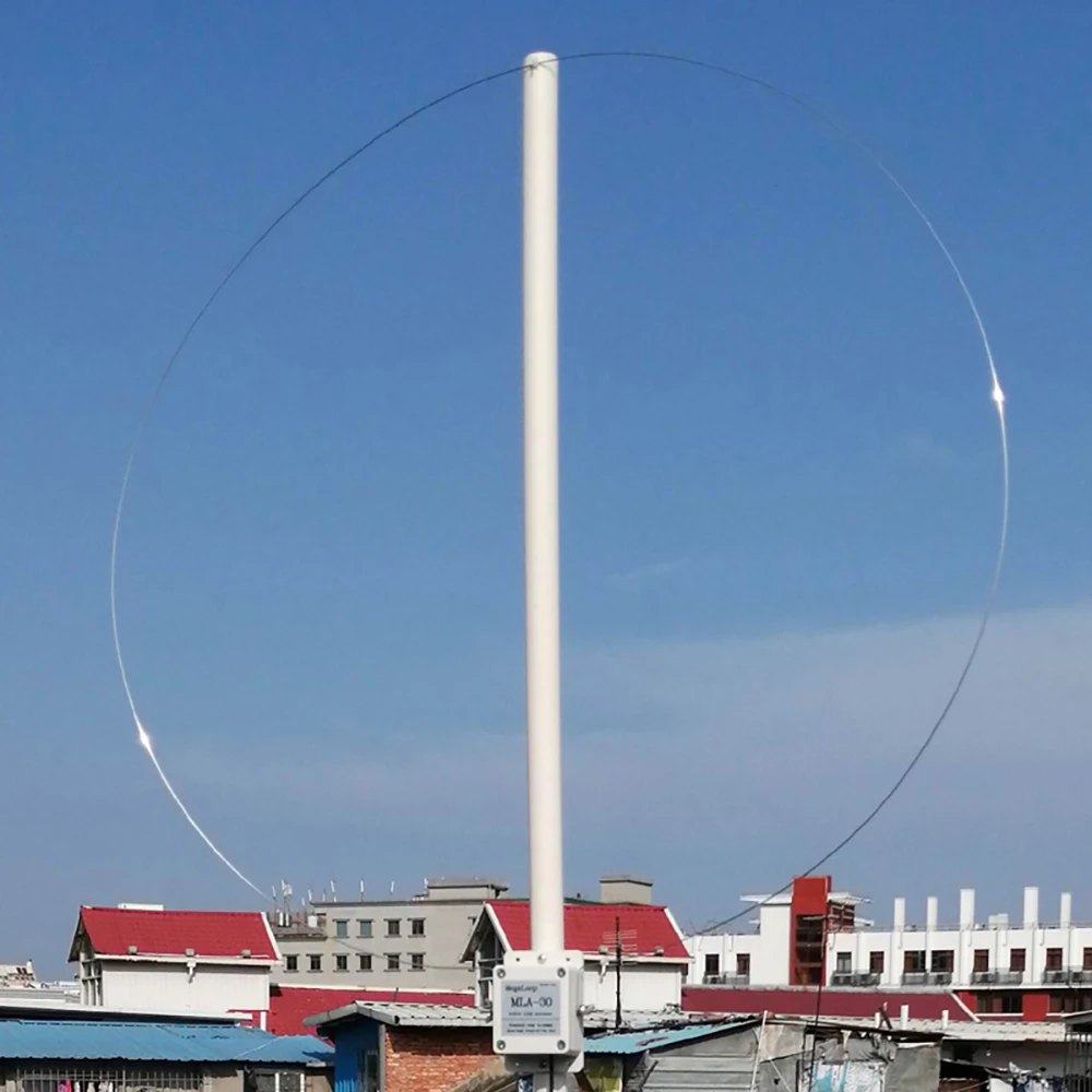 MLA-30 de 100kHz -30MHz Receber Antena de Anel Ativo SDR Antena Loop de Baixo nível de Ruído da Antena do Indutor do filtro de HMA Médio Curto de Onda de Rádio Imagem 3