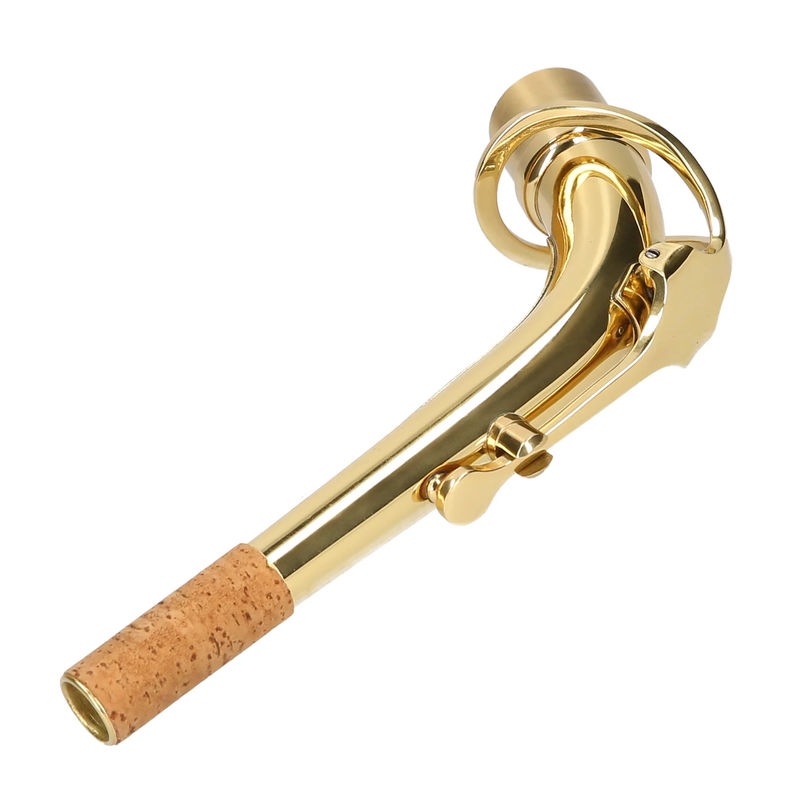 Saxofone Alto Pescoço De Bronze Curva Do Pescoço Sax Peça De Substituição Saxofone Colecionáveis Imagem 0