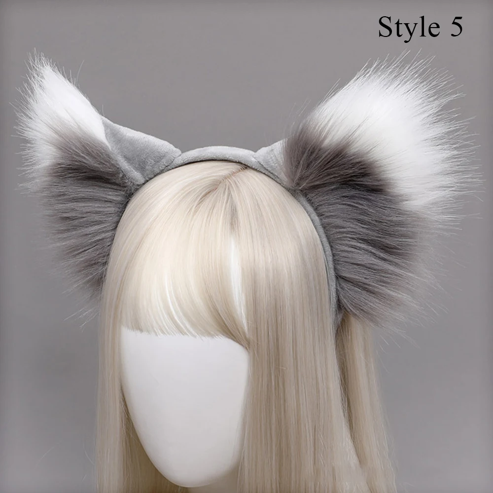 Sexy Orelhas de Gato Cabeça para Mulheres Meninas Laço Arco Colar de Pelúcia Bell Hairband Cosplay Masquerade-Festa de Traje e Acessórios para o Cabelo Imagem 3