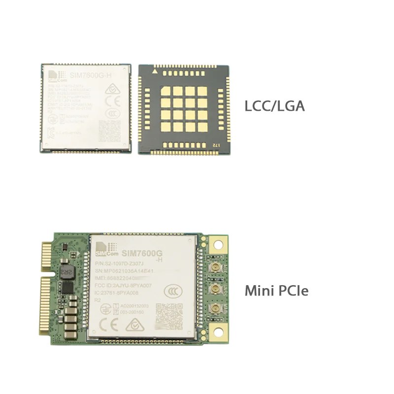 SIMCOM SIM7600G-H LTE CAT4 Multi-Banda LTE-FDD/LTE-TDD/HSPA e GSM/GPRS/EDGE Módulo Imagem 5