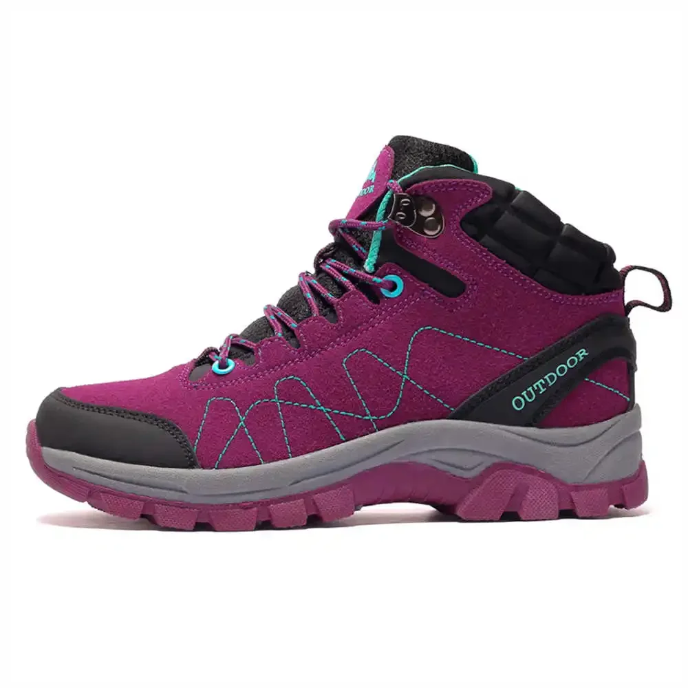 violeta de cano curto caminhadas sapatos marido rock sapatos de escalada sapatos multicoloridos mulher tênis de esporte obuv Equipe de designers YDX1 Imagem 1