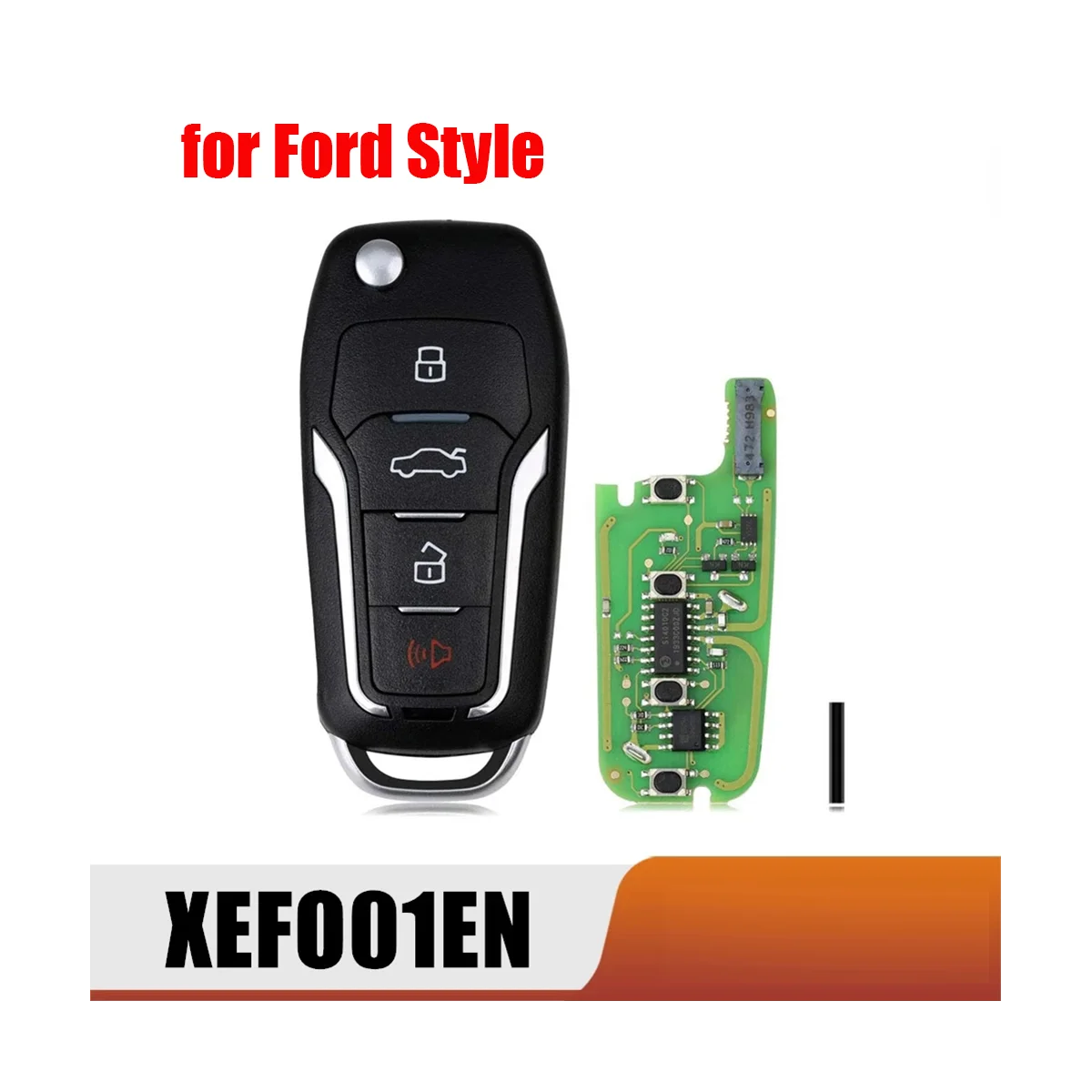 XEFO01EN Universal Super chaveiro Flip 4 Botões para Sytle Built-In Super Chip para VVDI Ferramenta-Chave Imagem 2